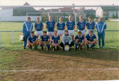 Unsere Fanclubmannschaft im Jahre 1986